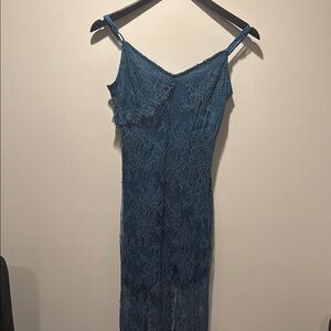 Urban Outfitters Teal Lace dress